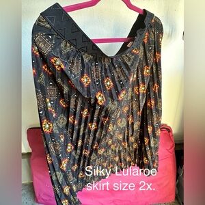 LuLaRoe Multicolor Geometric Skirt